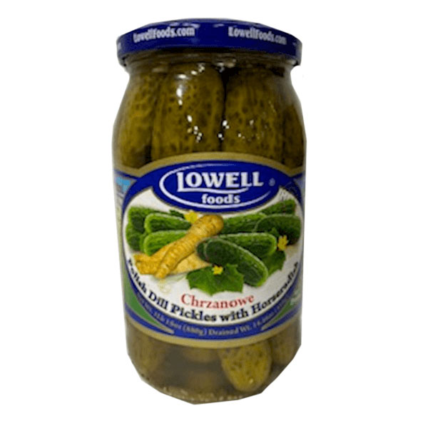 Marinated Polish Dill Pickles with Horseradish – 2.05 lb (930gr)